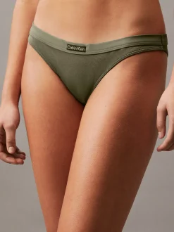 Calvin Klein Tief geschnittene Bikinihosen - CK Rib^Damen BademodeFrisch Eingetroffen