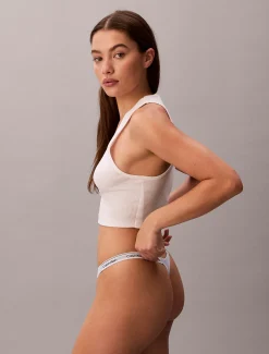Calvin Klein Tief sitzender String-Tanga - Icon Logo^Damen Unterhosen|Strings