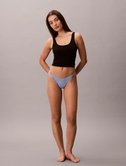 Calvin Klein Tief sitzender String-Tanga - Icon Logo^Damen Unterhosen|Strings