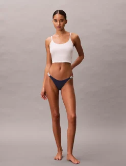 Calvin Klein Tief sitzender String-Tanga - Icon Logo^Damen Unterhosen