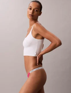 Calvin Klein Tief sitzender String-Tanga - Icon Logo^Damen Unterhosen