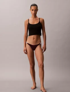 Calvin Klein Tief sitzender String-Tanga - Icon Logo^Damen Unterhosen
