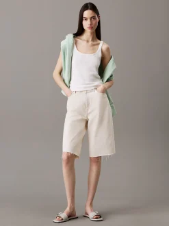 Calvin Klein Top zum Binden aus weichem Strick^Damen Strickdesigns