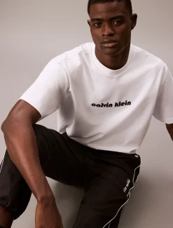 Calvin Klein Trainingshose aus Nylon mit relaxter Passform^Herren Hosen & Shorts