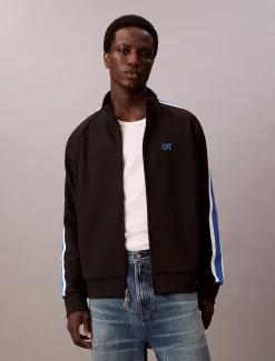 Calvin Klein Trainingsjacke aus Stretch-Twill^Herren Hoodies & Sweatshirts|JackenFrisch Eingetroffen