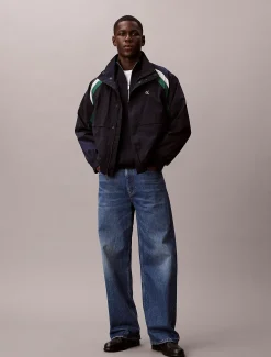 Calvin Klein Trainingsjacke in Blockfarbendesign mit Reißverschluss^Herren JackenFrisch Eingetroffen