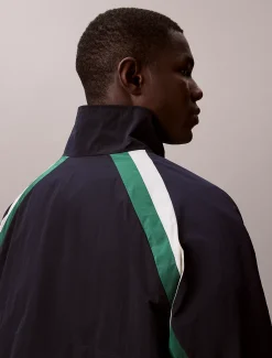 Calvin Klein Trainingsjacke in Blockfarbendesign mit Reißverschluss^Herren JackenFrisch Eingetroffen