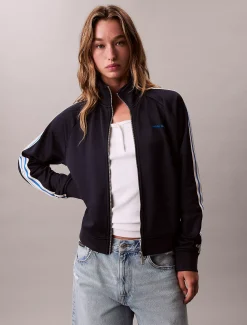 Calvin Klein Trainingsjacke mit Seitenstreifen^Damen JackenFrisch Eingetroffen