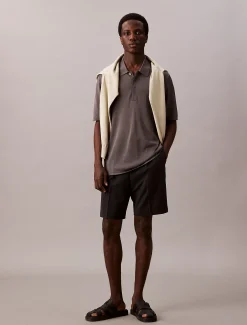 Calvin Klein Transparenter Polo-Pullover^Herren Hemden & Poloshirts|Strickdesigns