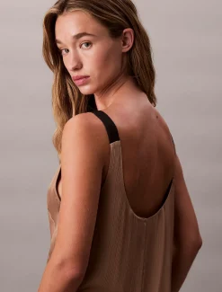 Calvin Klein Trägerkleid mit V-Ausschnitt^Damen Kleider & Röcke