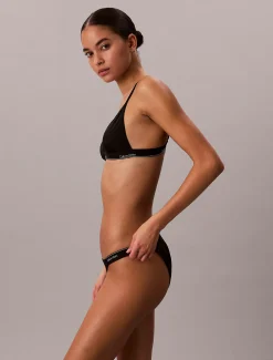 Calvin Klein Triangel Bikini-Top - CK Icon^Damen BademodeFrisch Eingetroffen