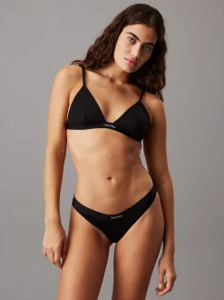 Calvin Klein Triangel Bikini-Top - CK Rib^Damen BademodeFrisch Eingetroffen
