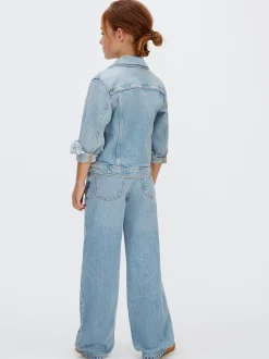 Calvin Klein Trucker-Jacke aus Denim^Kinder Kleidung|Jacken & MäntelFrisch Eingetroffen