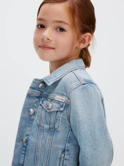 Calvin Klein Trucker-Jacke aus Denim^Kinder Kleidung|Jacken & MäntelFrisch Eingetroffen