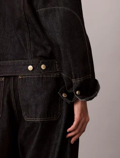 Calvin Klein Trucker-Jacke aus Denim - Lunar New Year^Herren Jeansjacken|JackenFrisch Eingetroffen