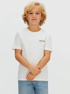 Calvin Klein T-Shirt aus Baumwoll-Jersey^Kinder Kleidung