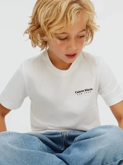 Calvin Klein T-Shirt aus Baumwoll-Jersey^Kinder Kleidung