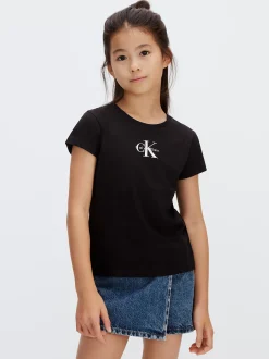 Calvin Klein T-Shirt aus Baumwoll-Jersey^Kinder T-shirts & Tops|Kleidung