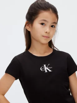 Calvin Klein T-Shirt aus Baumwoll-Jersey^Kinder T-shirts & Tops|Kleidung