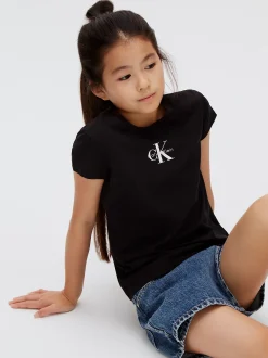 Calvin Klein T-Shirt aus Baumwoll-Jersey^Kinder T-shirts & Tops|Kleidung