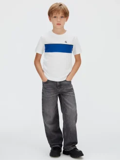 Calvin Klein T-Shirt im Blockfarben-Design^Kinder Kleidung