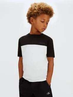 Calvin Klein T-Shirt im Blockfarben-Design^Kinder T-shirts|Kleidung