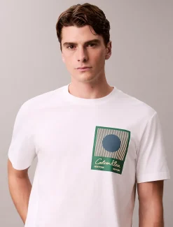 Calvin Klein T-Shirt mit Block-Logo-Grafik^Herren T-shirts