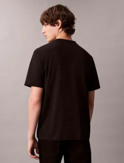 Calvin Klein T-Shirt mit Block-Logo-Grafik^Herren T-shirts