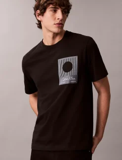 Calvin Klein T-Shirt mit Block-Logo-Grafik^Herren T-shirts