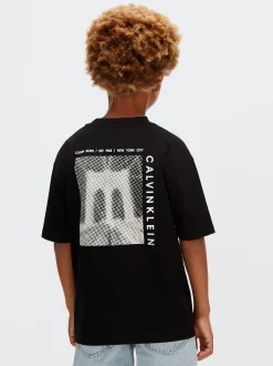 Calvin Klein T-Shirt mit Grafik hinten^Kinder T-shirts|Kleidung