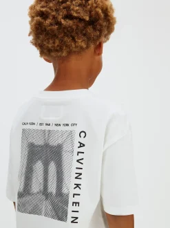 Calvin Klein T-Shirt mit Grafik hinten^Kinder T-shirts|Kleidung