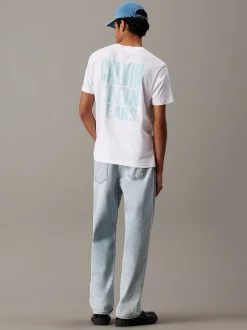 Calvin Klein T-Shirt mit Logo auf der Rückseite^Herren T-shirts