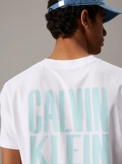 Calvin Klein T-Shirt mit Logo auf der Rückseite^Herren T-shirts