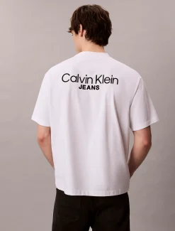 Calvin Klein T-Shirt mit Logo auf der Rückseite^Herren T-shirts