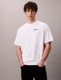 Calvin Klein T-Shirt mit Logo auf der Rückseite^Herren T-shirts