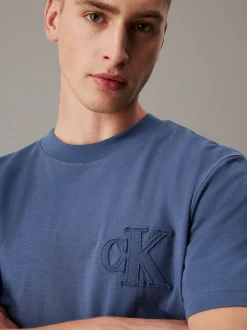 Calvin Klein T-Shirt mit Logo-Applikation^Herren T-shirts