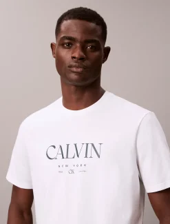 Calvin Klein T-Shirt mit Logo-Grafik^Herren T-shirts