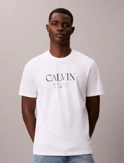 Calvin Klein T-Shirt mit Logo-Grafik^Herren T-shirts