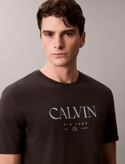 Calvin Klein T-Shirt mit Logo-Grafik^Herren T-shirts