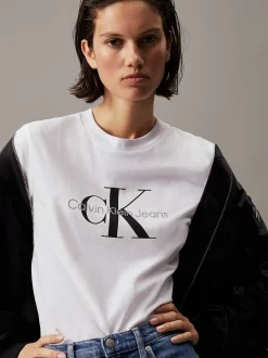 Calvin Klein T-Shirt mit Monogramm^Damen T-shirts & Tops