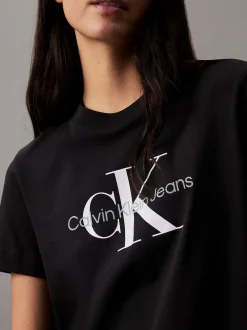Calvin Klein T-Shirt mit Monogramm^Damen T-shirts & Tops