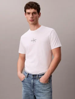 Calvin Klein T-Shirt mit Monogramm-Logo^Herren T-shirts