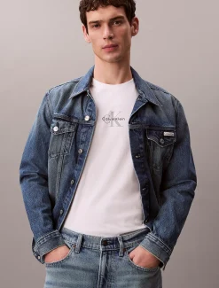 Calvin Klein T-Shirt mit Monogramm-Logo^Herren T-shirts