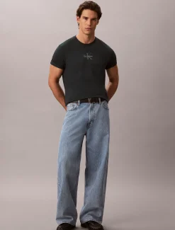 Calvin Klein T-Shirt mit Monogramm-Logo^Herren T-shirts