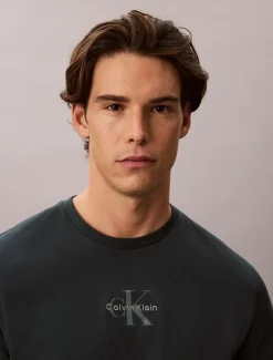 Calvin Klein T-Shirt mit Monogramm-Logo^Herren T-shirts