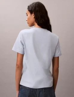 Calvin Klein T-Shirt mit Monogramm-Logo^Damen T-shirts & Tops