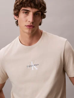 Calvin Klein T-Shirt mit Monogramm-Logo^Herren T-shirts