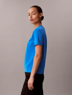 Calvin Klein T-Shirt mit Monogramm-Logo^Damen T-shirts & Tops