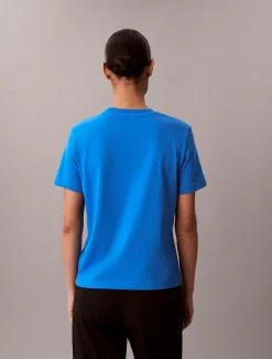 Calvin Klein T-Shirt mit Monogramm-Logo^Damen T-shirts & Tops