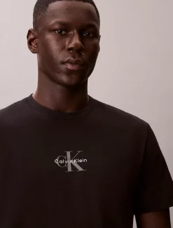 Calvin Klein T-Shirt mit Monogramm-Logo^Herren T-shirts